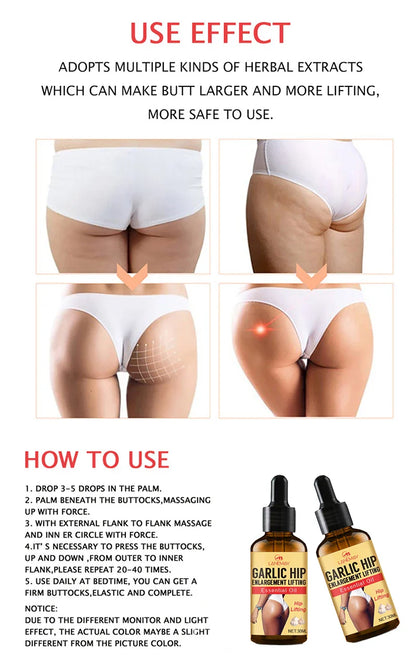 Buttock Enhancement Massage Oil