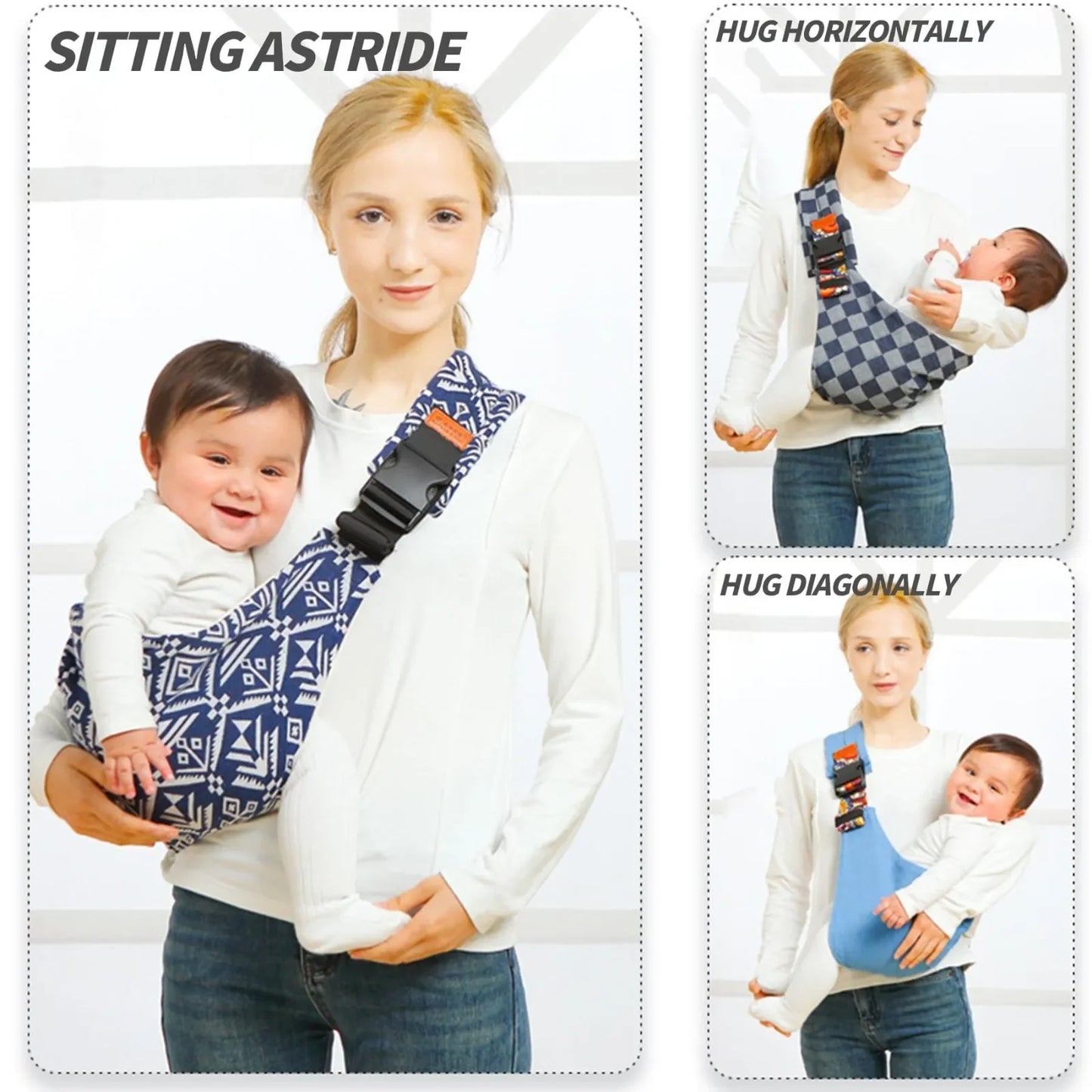 New Baby Sling Carrier Newborn to Toddler