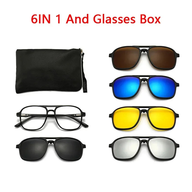 Replaceable Lens 6-in-1 Sunglasses