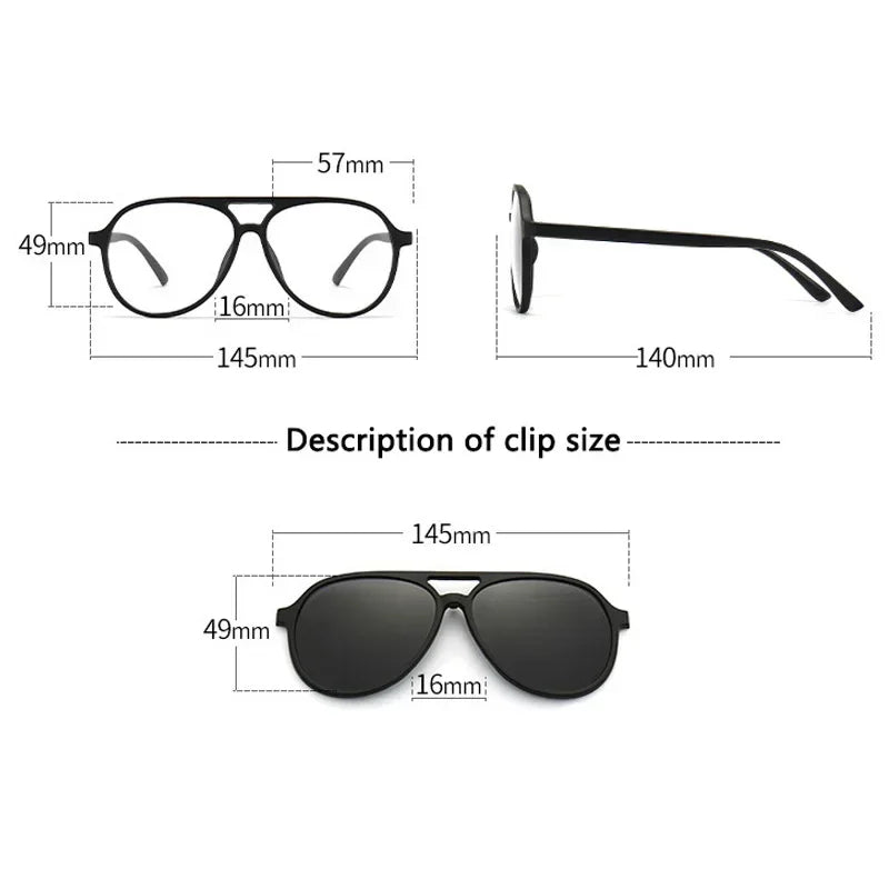 Replaceable Lens 6-in-1 Sunglasses