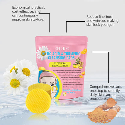 Turmeric Kojic Acid Cleansing Pads