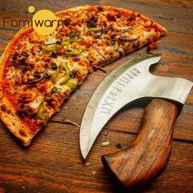 Viking Hatchet Handmade Pizza Cutting