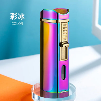 All-in-One Torch Lighter with Built-in Cutter V Cut