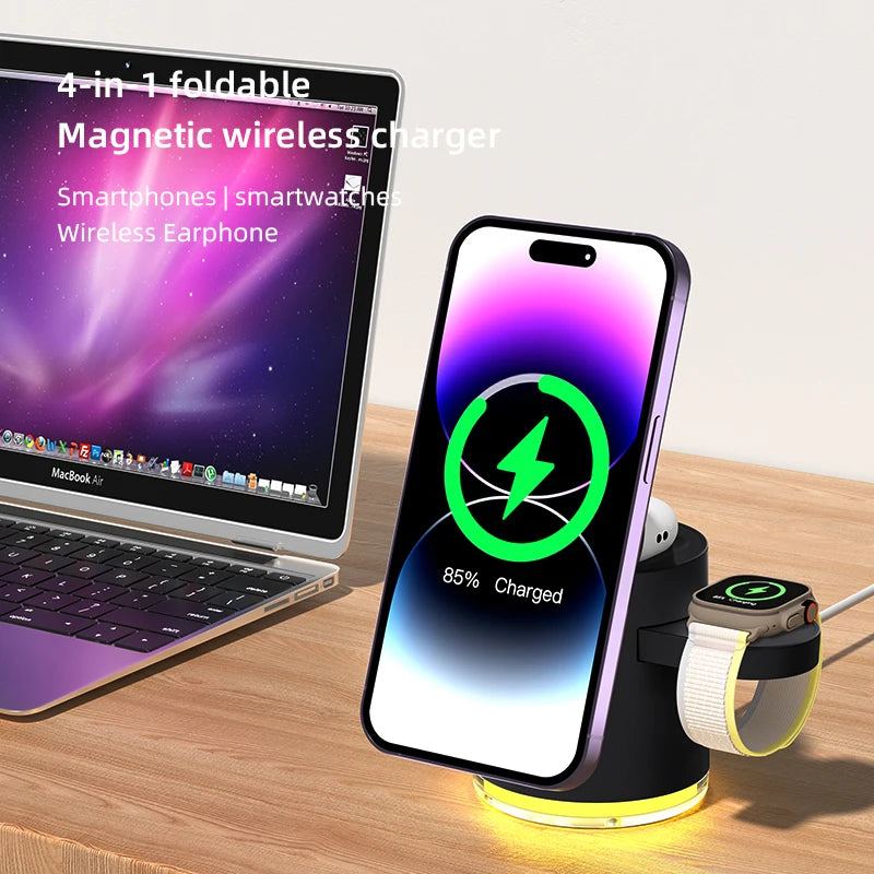 Rotation 3-in-1 Wireless Charger