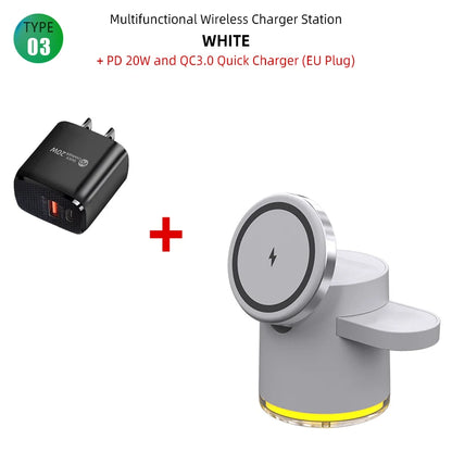 Rotation 3-in-1 Wireless Charger