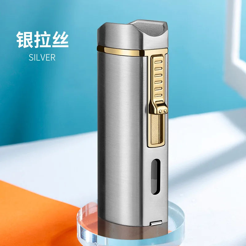 All-in-One Torch Lighter with Built-in Cutter V Cut