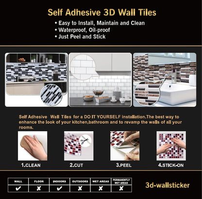 Creative Home Beautification 3D Tile Stickers