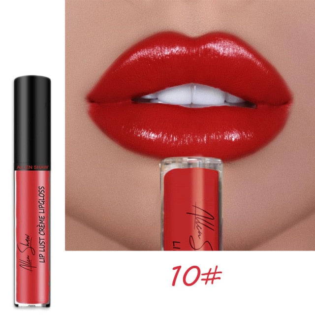 12 Color Cream Texture Lipstick Waterproof