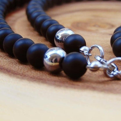 Obsidian Black Men’s Slimming Necklace