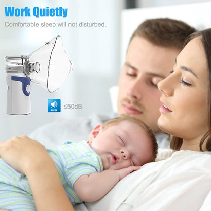 ULTRA-SONIC UPGRADED BREATHE-RIGHT NEBULIZER: SELF-CLEANING & MORE EFFICIENT!