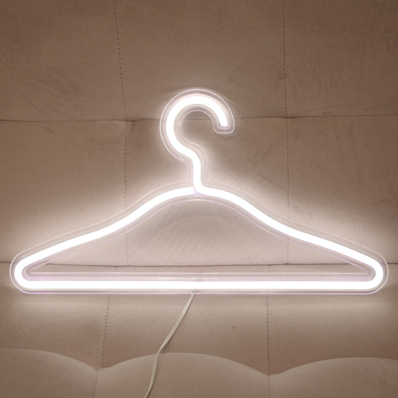 LED Neon Clothes Hanger