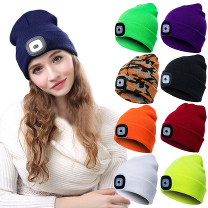 Led Knitted Beanie Hat