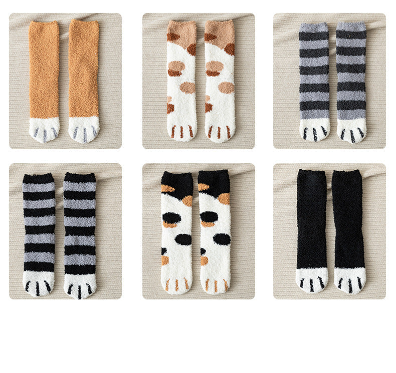 Cute Cat Cotton Socks