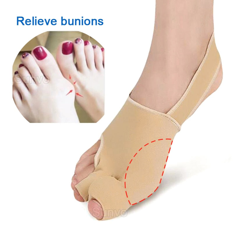 Elastic Two Toes Hallux Valgus Corrector