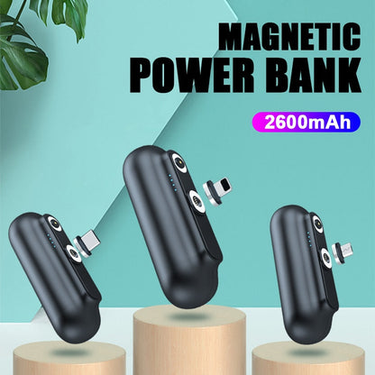 Mini Magnetic Power Bank 2600mAh