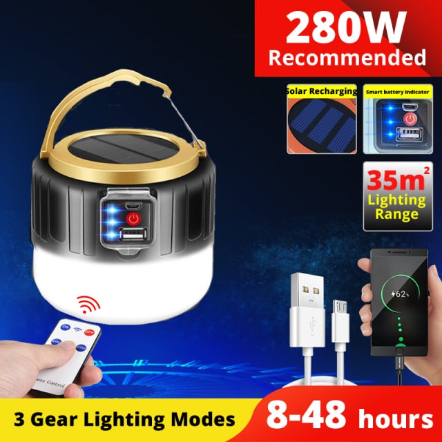 CAMPING SOLAR LED LIGHT