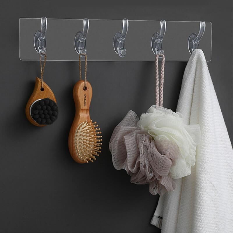 Double Hook Self-Adhesive Hanger Set