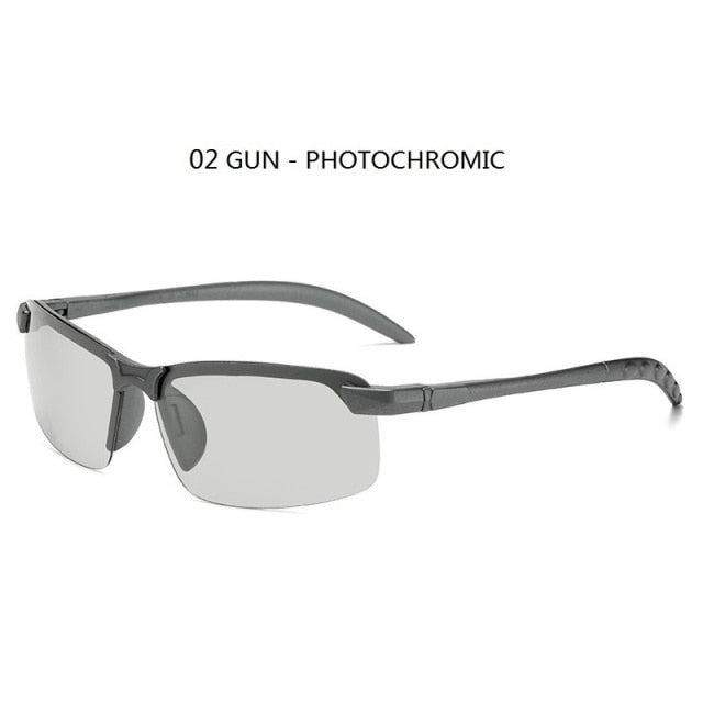 New Fashion Men's Photochromic Sunglasses With Polarized Lens