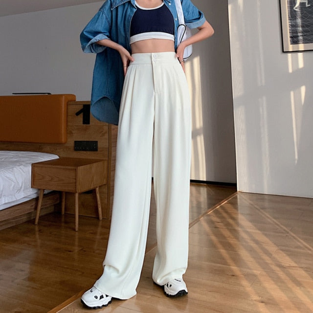 2024 Woman's Casual Full-Length Loose Pants