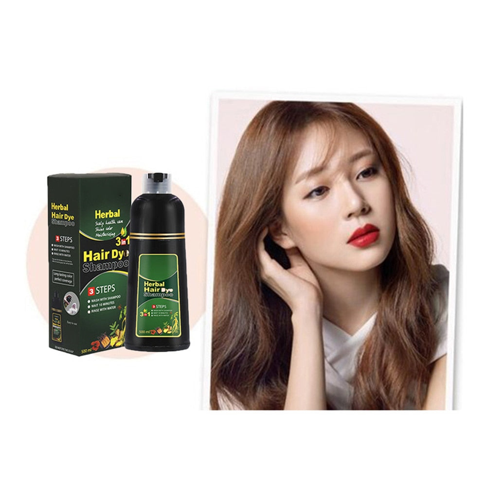 10 Mins Herbal Hair Darkening Shampoo