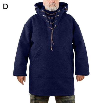 Men's Outdoor Tactical Wool Thick Coat