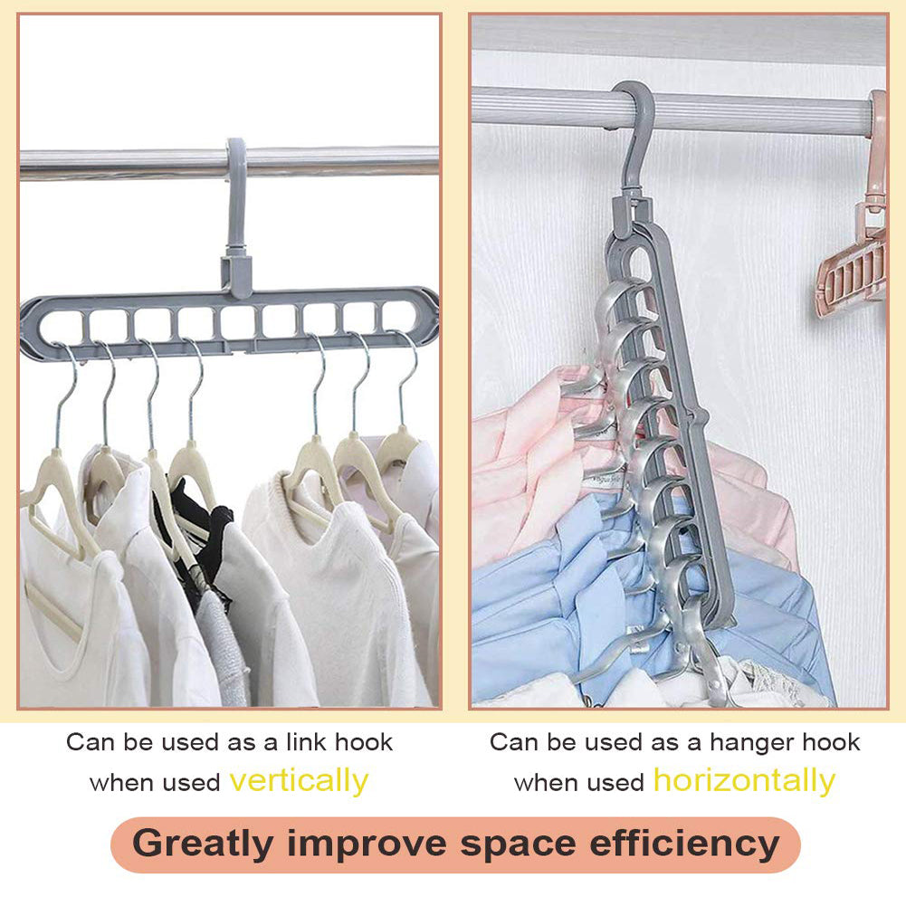 Hana Magic Space Saving Multi Functional Clothes Hangers