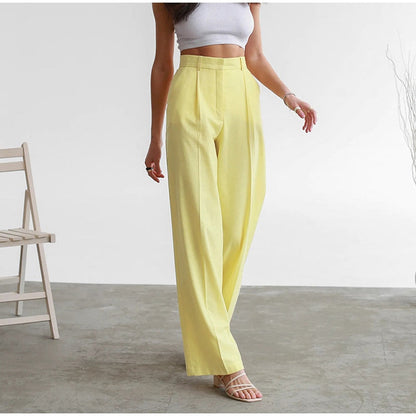 2024 Woman's Casual Full-Length Loose Pants