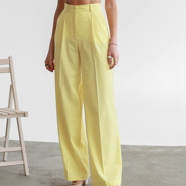 2024 Woman's Casual Full-Length Loose Pants