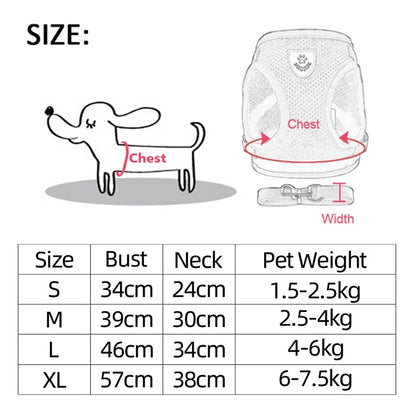 Adjustable Cat Harness and Leash