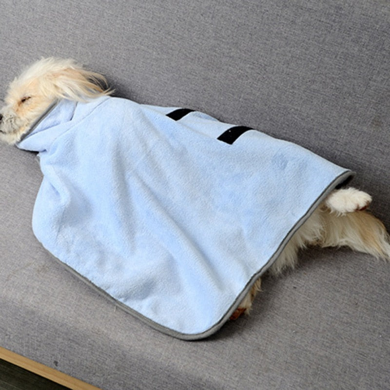 Absorbent Pet Bathrobe