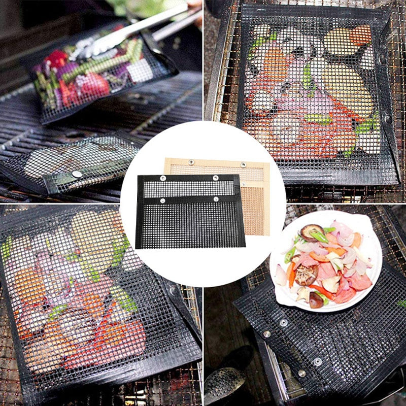 Grilla Non-stick BPA Free Heat Resistant BBQ Mesh Grill Bags