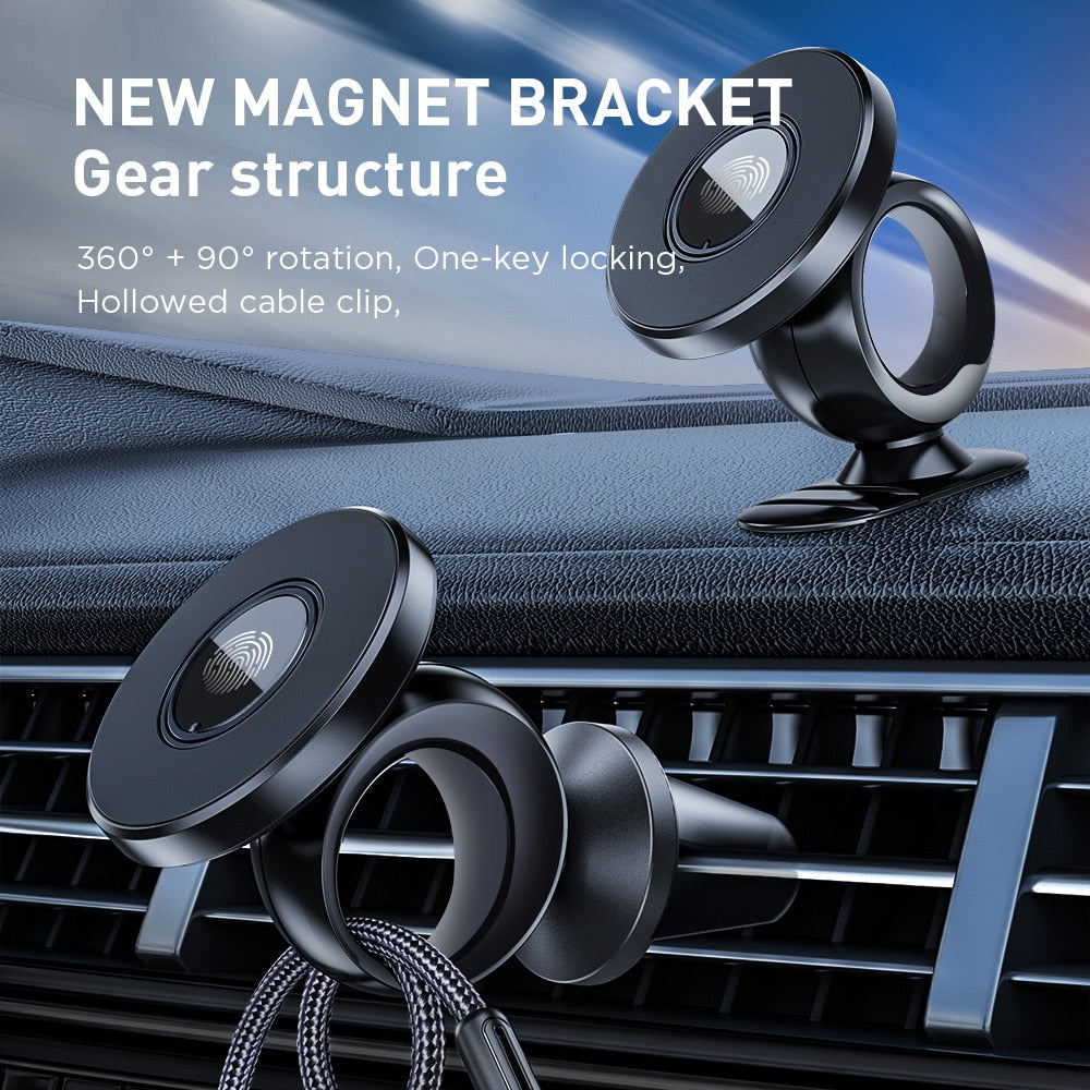 Magnetic Gear-structured Car Phone Holder