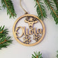PERSONALIZED DOG/CAT PAW CHRISTMAS ORNAMENT