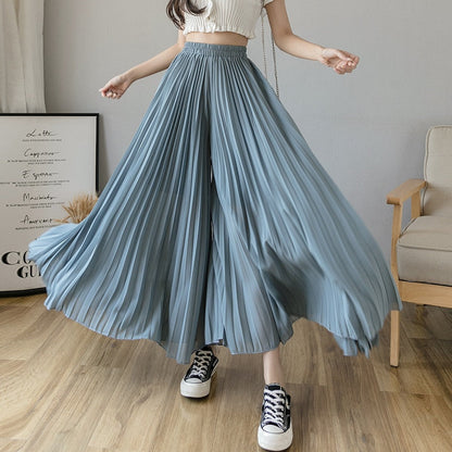 Stylish Pleated Skirt Pants