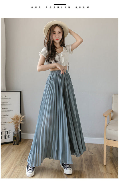 Stylish Pleated Skirt Pants