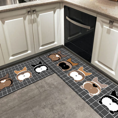 Kitchen Printed Non-Slip Carpet