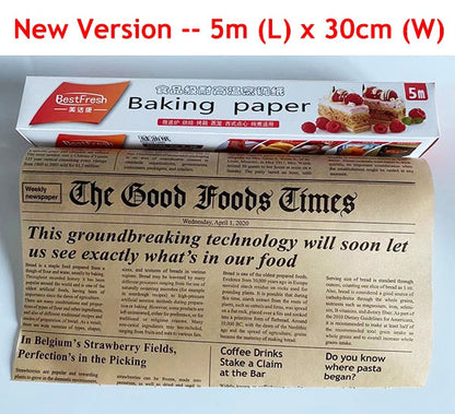 High Temperature Resistant, Waterproof And Greaseproof Baking Paper