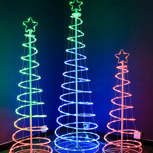 The Choreographed Light Show Tree