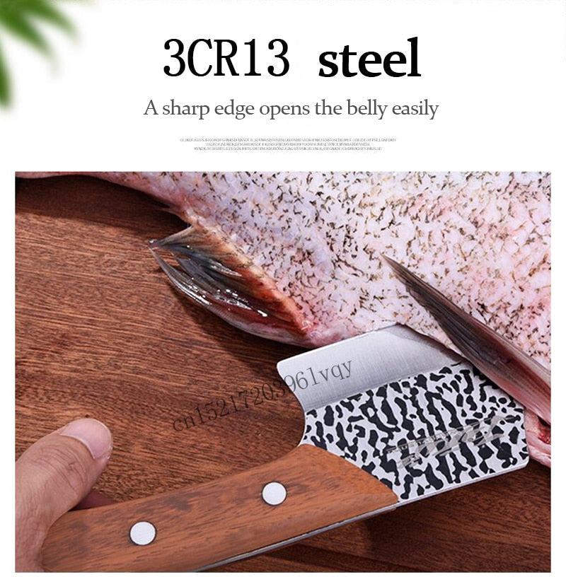 High Carbon 3CR13 Steel Cleaver