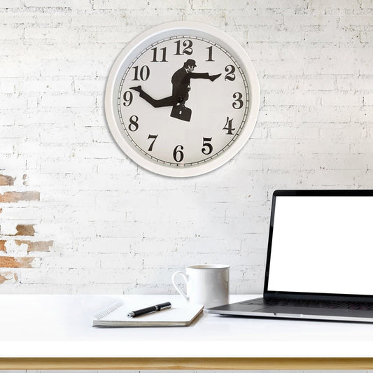 Silly Walk Wall Clock