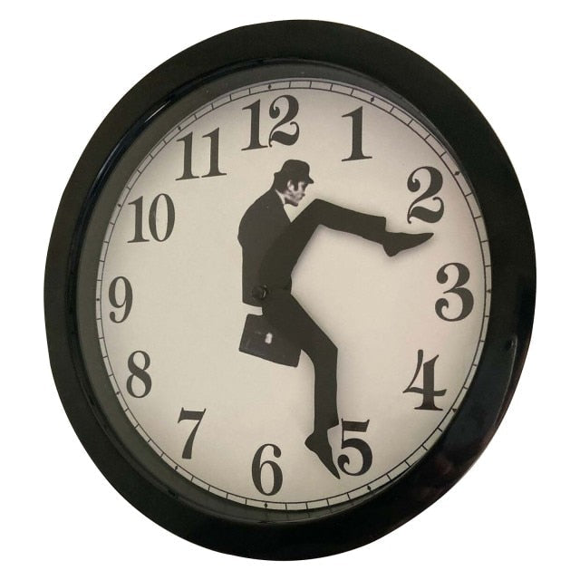 Silly Walk Wall Clock