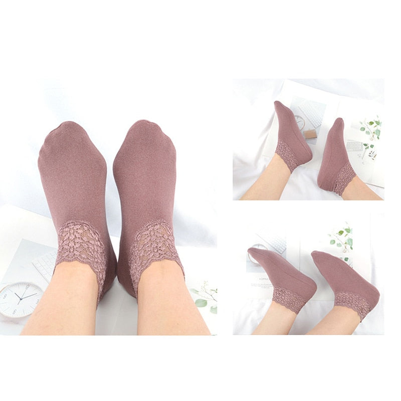 New Fashion Lace Warmer Socks