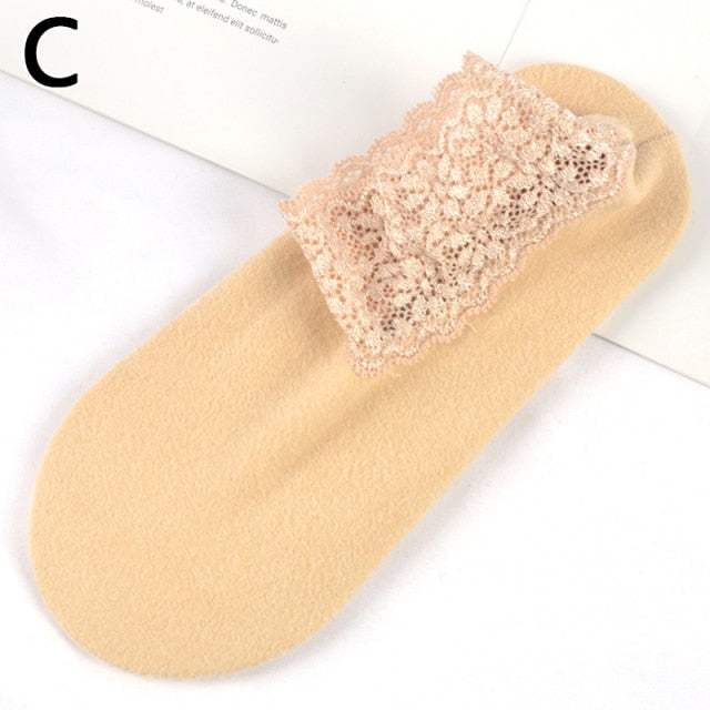 New Fashion Lace Warmer Socks