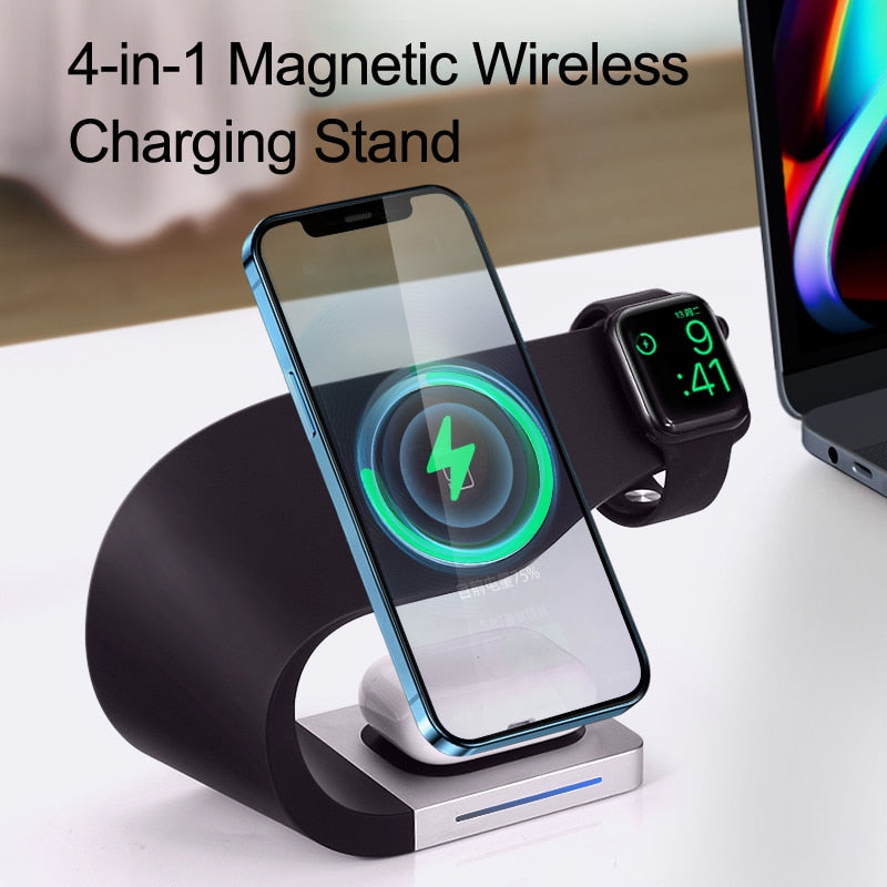 4 IN 1  MAGNETIC WIRELESS CHARGING STAND